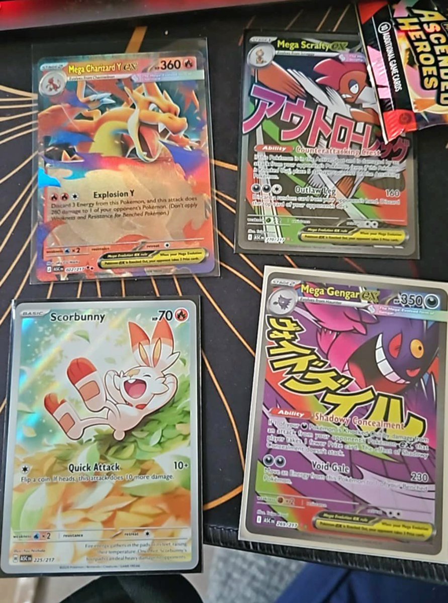 Telixx_'s tweet photo. 15 packs later #Pokemon #PokemonTCG #AscendedHeroes https://t.co/LxTyuH1qwf