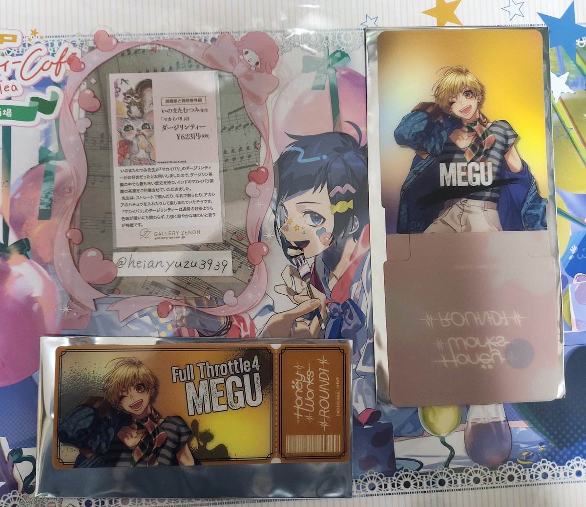 交換】HoneyWorks ハニワ ラウンドワン ラウワン 特典他 譲:mona YUI