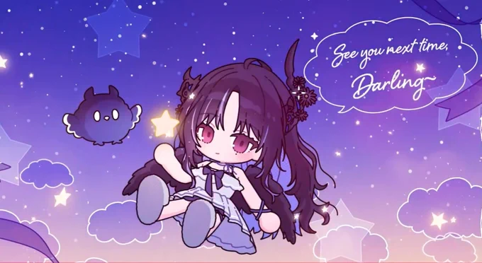 omg her new ending screen is so adorable