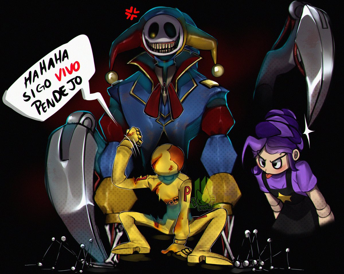 El cabron se está tirando un "Yo no moriré" de Gohan contra todo demonio que se le aparece

Arte de  <a href="/MrLasky111/">🔞𝐌𝐑 𝐋𝐀𝐒𝐊𝐘🔞 ඞ comms open⭐</a>