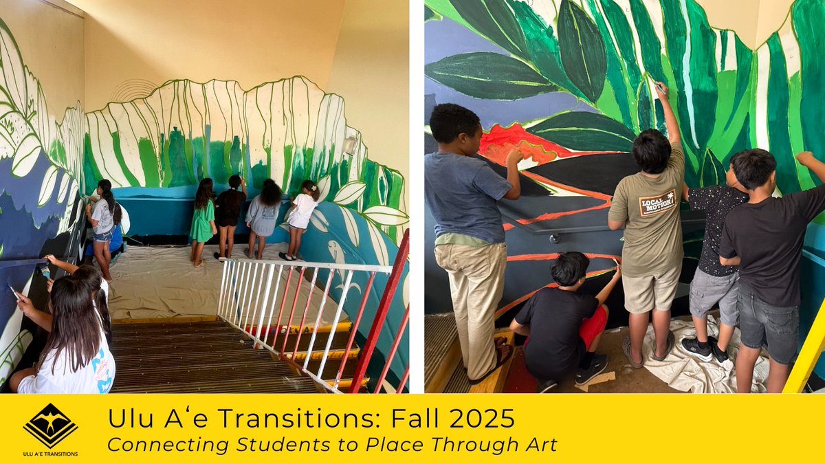 CDShawaiiedu's tweet photo. The Fall 2025 Ulu A’e Transitions’ ‘Connecting Students to Place Through Art’ at https://t.co/6itPRdYF1L.

#CDS #CenterOnDisabilityStudies #Newsletter #Updates #UluAeTransitions #Art https://t.co/g4a9z6UKag