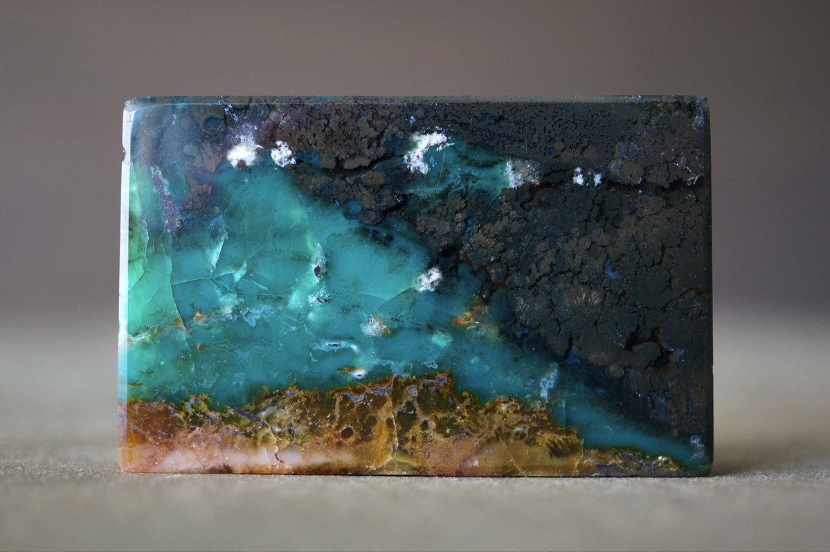 本日21:00出品 インドネシア産ブルーペトリファイドウッド Blue