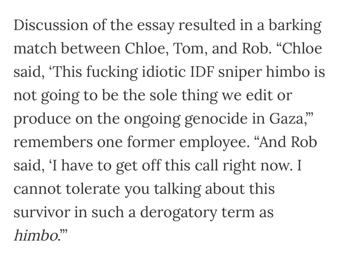 This is so wild. A Senior Editor at LARB referred to a California volunteer IDF genocidaire as a “survivor.”

You can’t make this up.