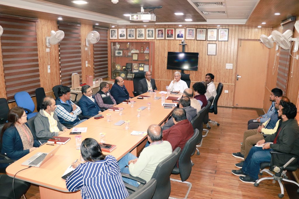 Pc Ravi Sekhar Interactive meeting held with Dr.K.N.Satyanarayana, Director @IIT ...