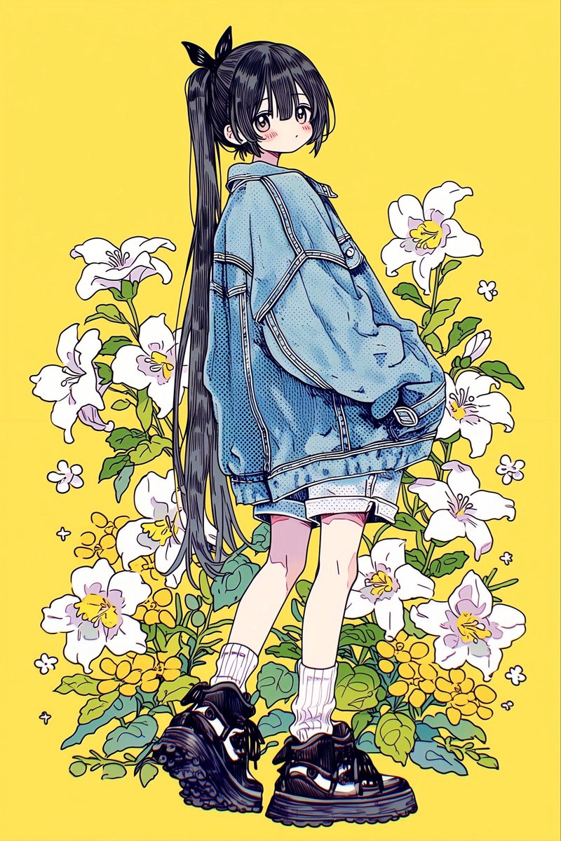 Flower Girls No6 ⸜🌷︎⸝ 春待ちオーバーサイズ