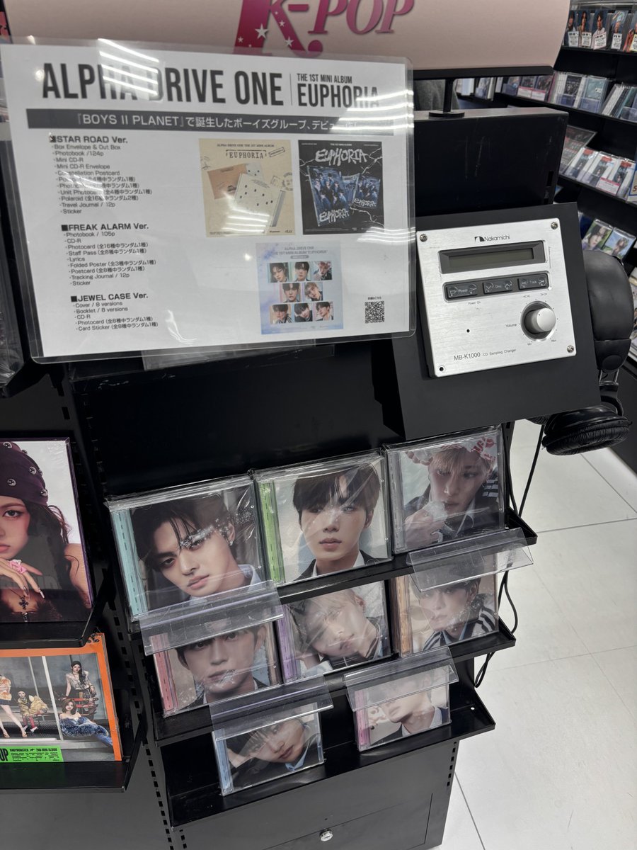 ALPHADRIVEONE】 『THE 1ST MINI ALBUM 'EUPHORIA'』 JEWEL CASE Ver