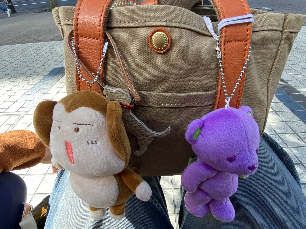 yukko_mh's tweet photo. 今日のお出かけ、お供はこの子たち。
わかるかなぁ？ https://t.co/S3BOR32Qvu