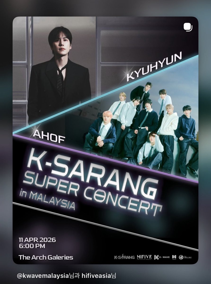 Dear Elf-KyuPiter, are you ready? 
Kyuhyun is coming to Malaysia 🇲🇾 ✨💙

#KYUHYUN 
#규현