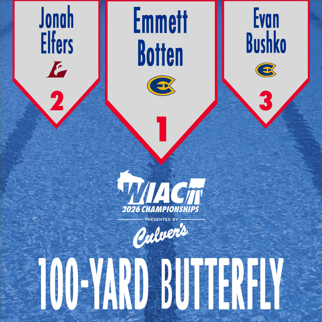 wiacsports's tweet photo. #WIACSWIMDIVE | Top three finishers in each men's events from day three of the 2026 WIAC Swimming and Diving Championships (pres. by Culver's) 2 of 2
#ExcellenceInAction
#d3swim https://t.co/Hi2H6gRhKr