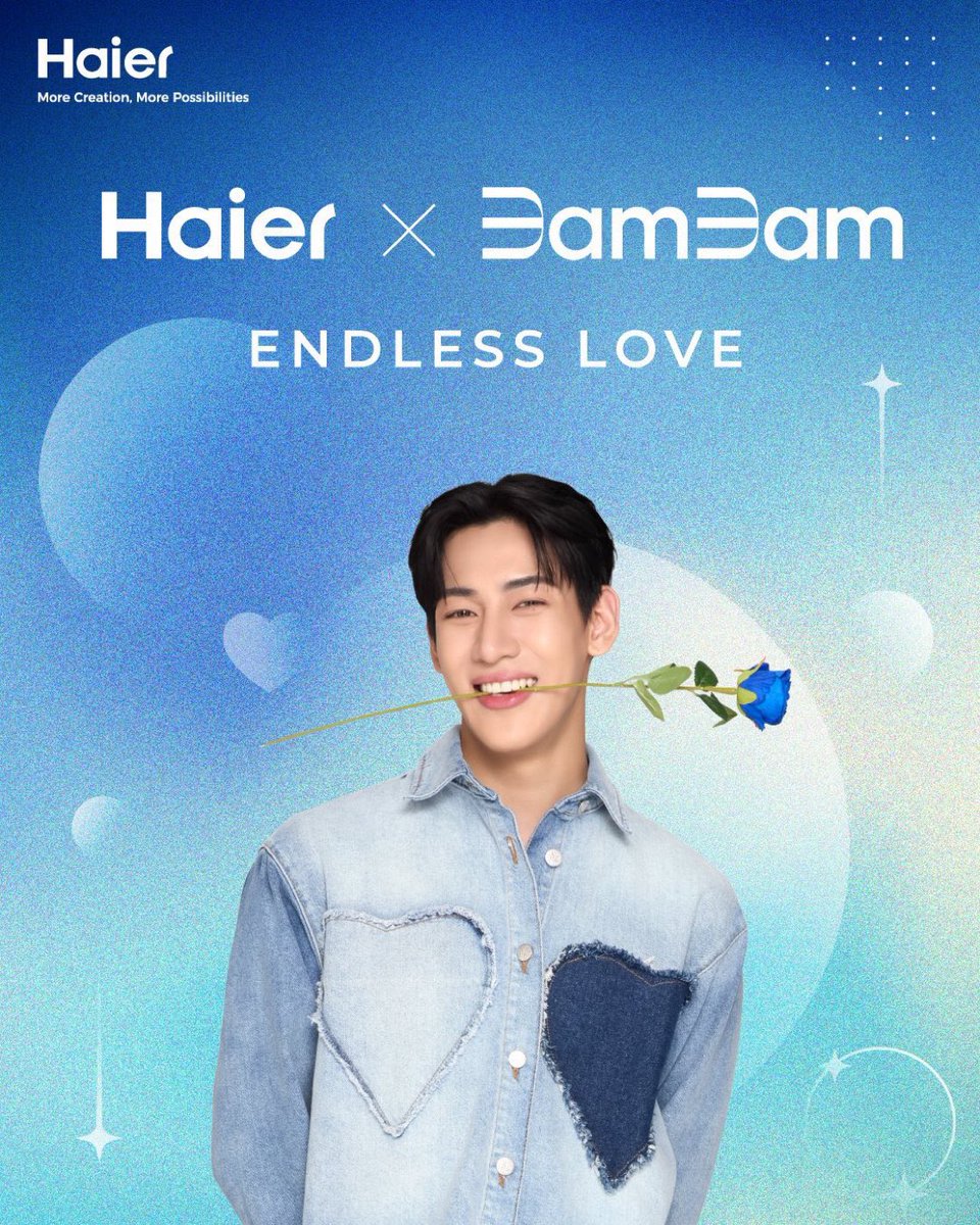 น่ารักอะไรเบอร์นี้ ~🤍💙🥹 

#HaierxBamBam