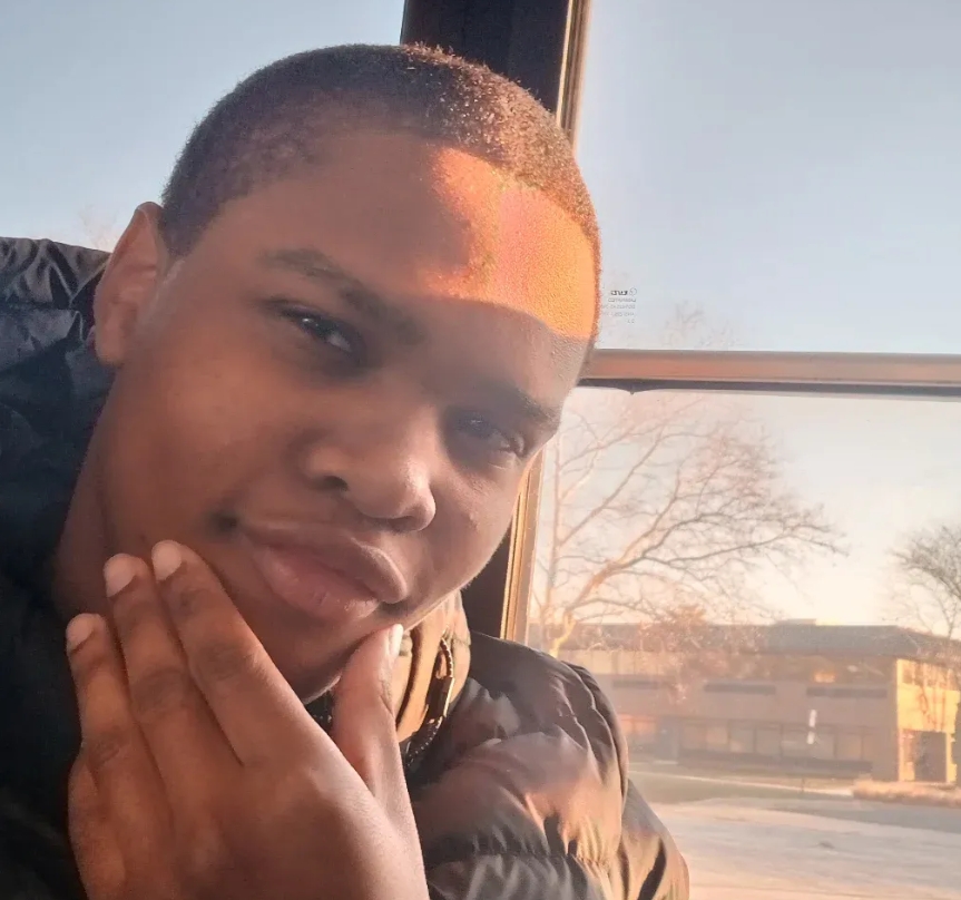 BaltCoPolice's tweet photo. #Missing 17-year-old, Jahzeir Cotton, 6’0, 165 lbs., last seen on 2/20/2026 at 8:00pm in the Catonsville area. Wearing a green Michael Kors leather jacket, black pants and black Puma shoes. If located, please call 410-887-2222 https://t.co/ihkwnv4XrU