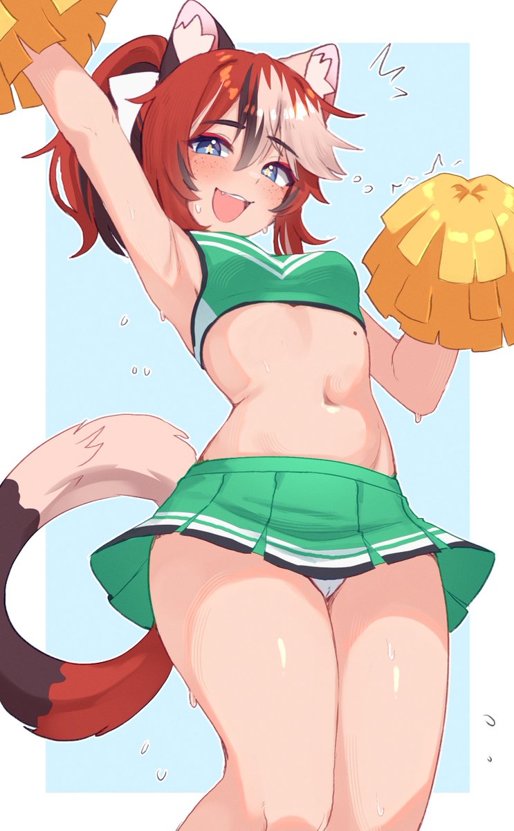 nyaivie's tweet photo. she doesnt know what shes cheering for, but she sure is good at it. https://t.co/EYRCVHiGTY