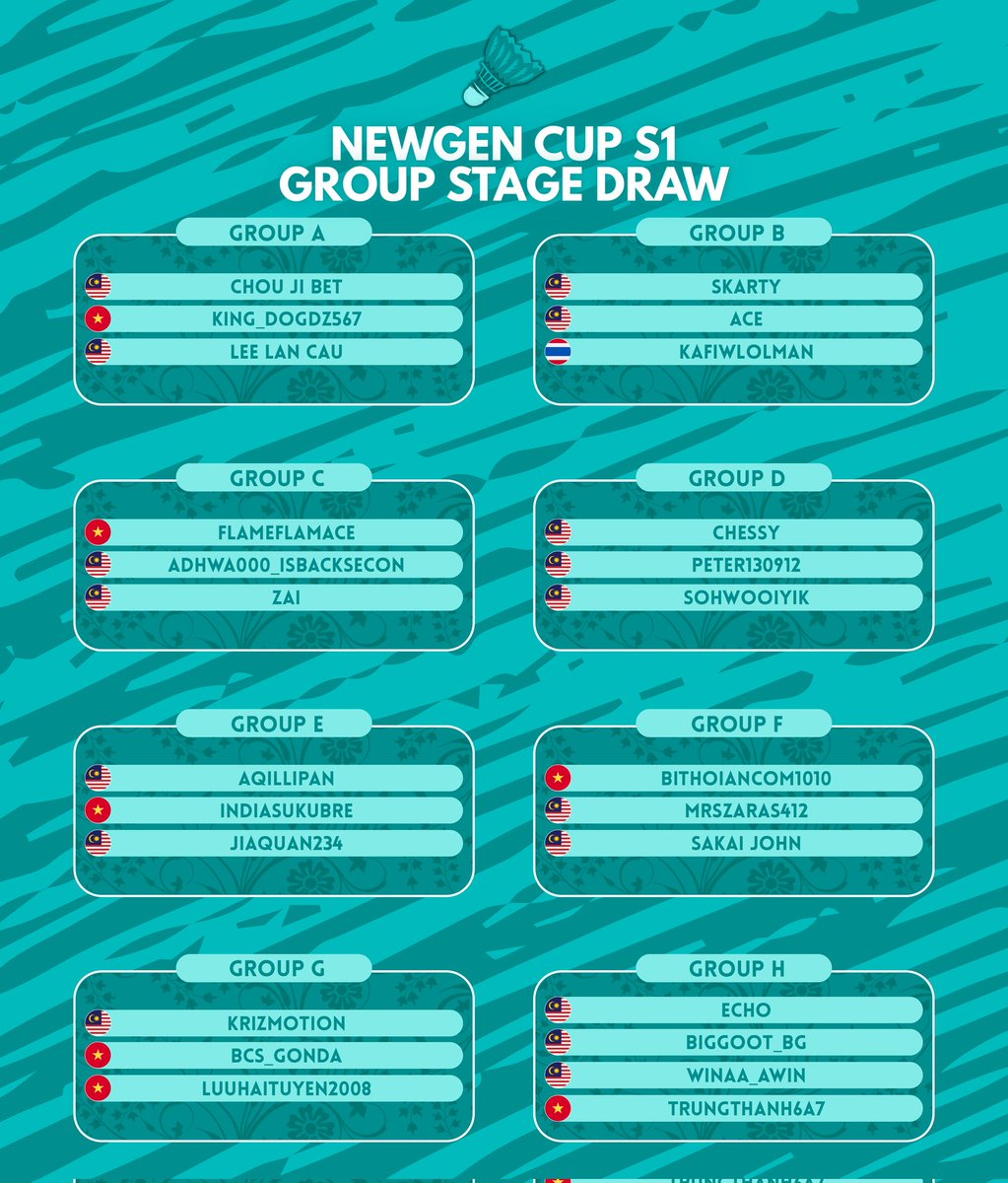 Are you ready for the NewGen Cup? 🏸