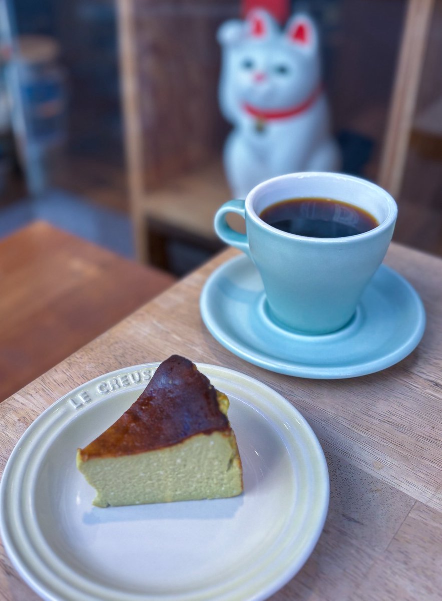 抹茶チーズケーキ バスク風/Matcha Cheesecake Basque-style✨ 国内産