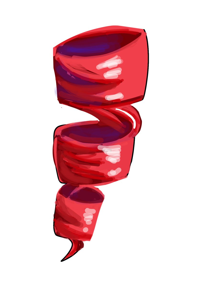 suamamama__'s tweet photo. 5分でできるツインドリルの描き方
まずドリルツインの束を四角でみる
↓
一影（濃いもの）をいれる
↓
透けるものに光が当たった時の表現を入れる
↓
反射光（青）
↓
1影の色より明るい色を1影の場所にいれる
↓
ハイライト
↓
整える
↓
完成！ https://t.co/bFINBBAMGS