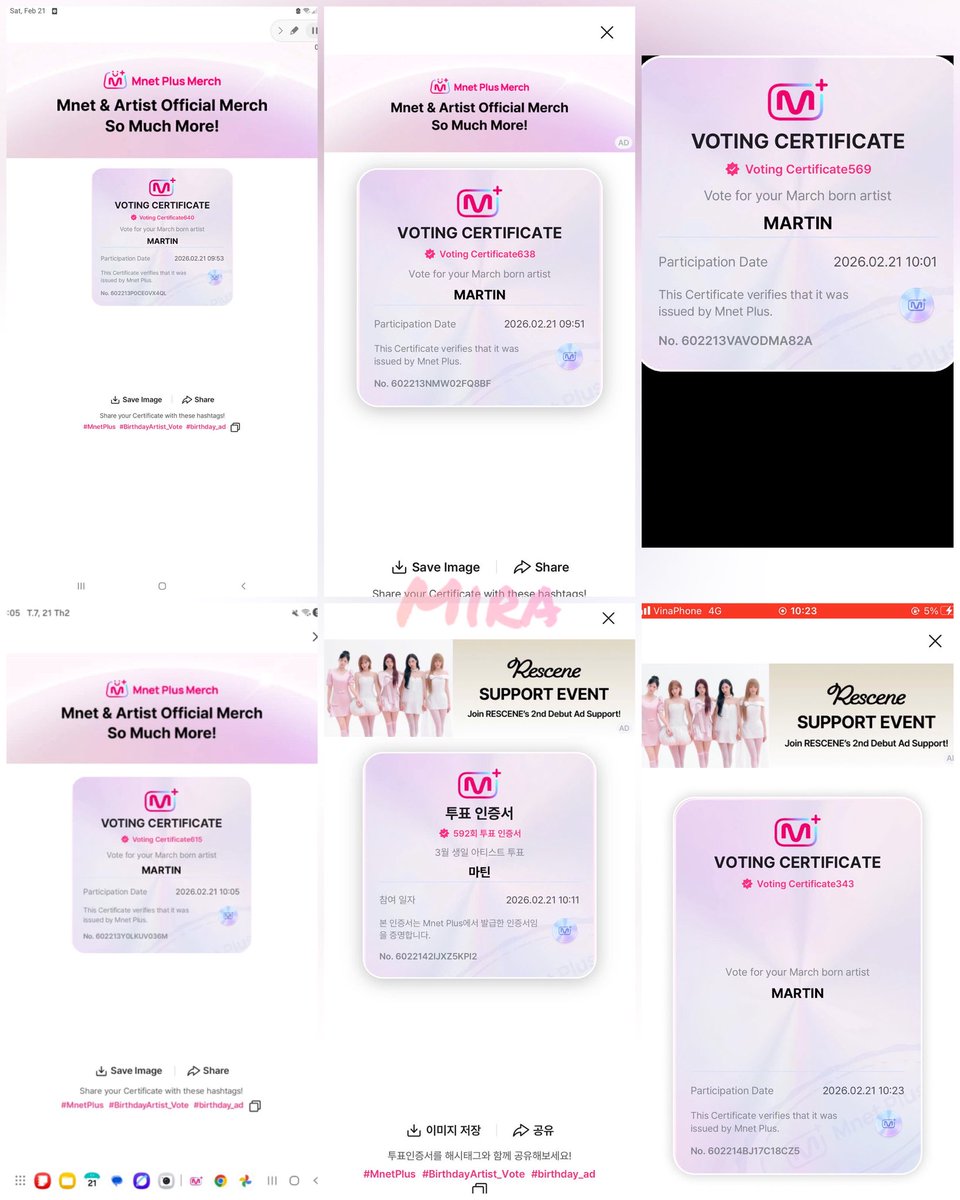 10000 Mple for #MARTIN on Mnet
Tks for participating💗