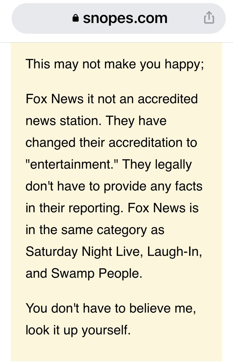 Be careful about re-posting ⁦<a href="/FoxNews/">Fox News</a>⁩ 👇🏻👇🏻👇🏻