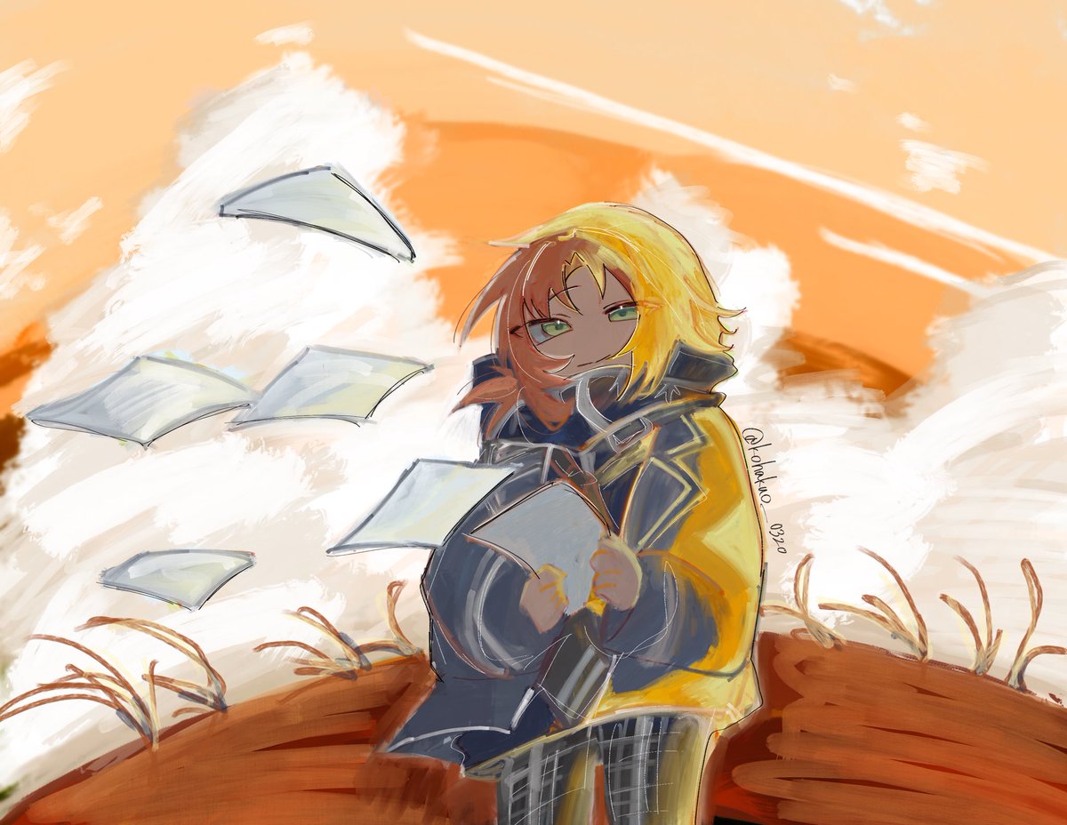 蛍の光。
 #月永レオ #enst_FA