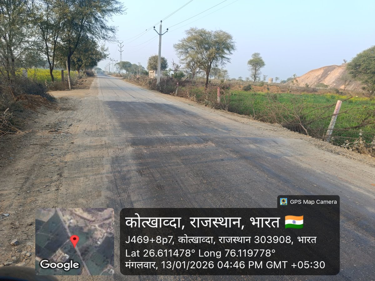 RAJASTHANIAWJ's tweet photo. कोटखावदा से झापदा तक मात्र 13 km. नवनिर्मित रोड़ पर 15 से अधिक अनधिकृत स्पीड अवरोधक बना दिए गए हैं ऐसे में यह वाहनों को क्षति पहुंचते हैं और दुर्घटनाओं का भी कारण बनते हैं
अत: श्रीमान जी से निवेदन है कि संबंधित विभाग को आदेशित अवरोधों को हटाने की कृपा करें  
@RajCMO 
#jaipur https://t.co/p9t0LCfoKg