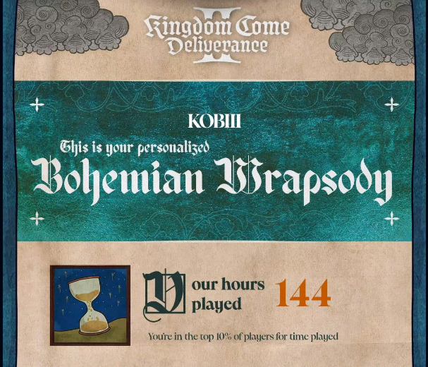 KobiiiTV's tweet photo. @WarhorseStudios Hey @WarhorseStudios are you yanking my pizzle? Although truth be told I was asleep 1/4 of the playtime on steam. https://t.co/tk8wGly78H