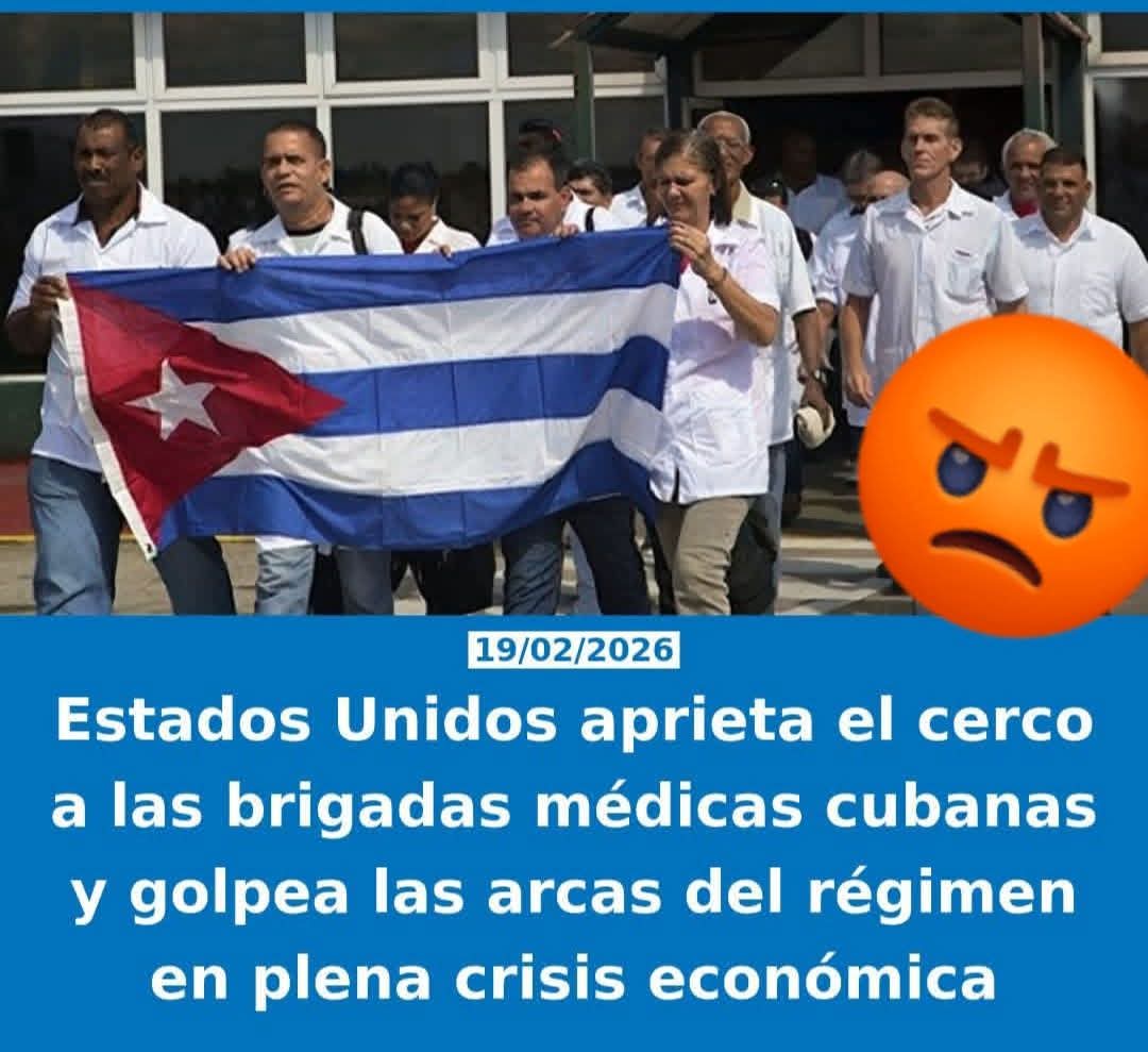 Noticias del CiberCirco anticubano:
¡Vergüenza! ¿Cuántos enfermos en zonas necesitadas del mundo quedarán sin atención médica, sólo para que #USA pueda presionar "al régimen"? ¡Después hablan de "derechos humanos"!
#Cuba #CDRCuba #CubaVencerá