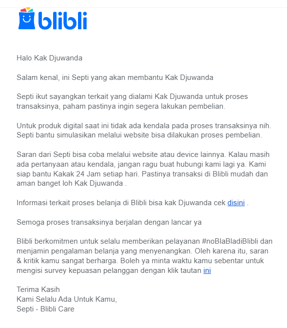 hsjuan's tweet photo. @BlibliCare cs septi ini malas atau tolol?
dikasih laporan produk digital error semua. dgn seenaknya asal jawab, sdh simulasi &amp; tdk ada kendala.
faktanya semua masih error!
@bliblidotcom https://t.co/IsJntpvCwp