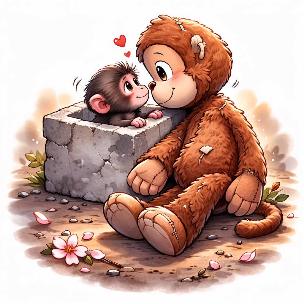 LaVeritoTorres's tweet photo. A veces… todos somos Punch y solo necesitamos nuestro mono de peluche. https://t.co/W1rAvOU1ZN