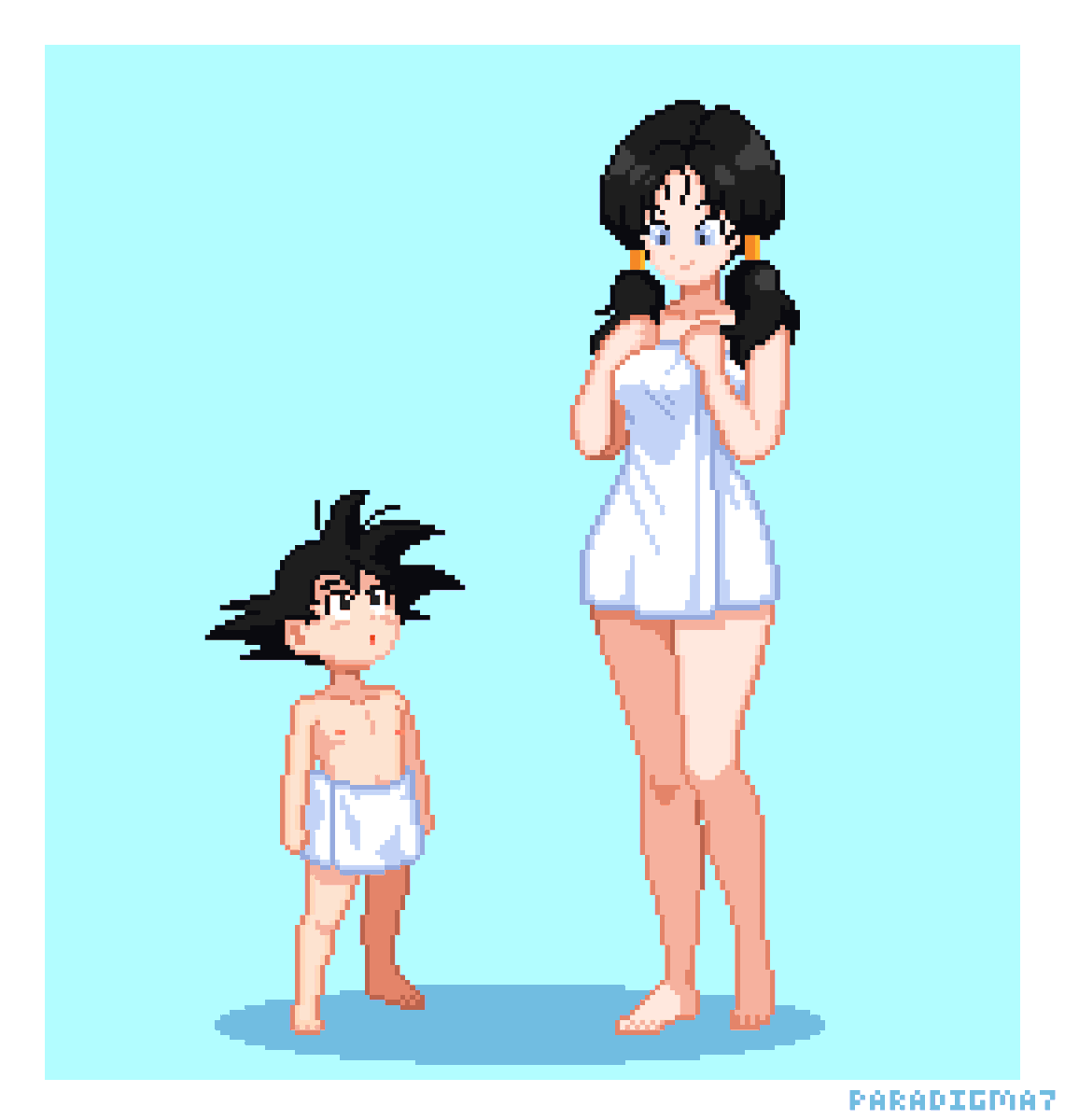 ビーデル x 悟天 || Videl x Son Goten

お風呂準備完了！！|| Ready for a bath!!

see more on (+18):
pixiv.net/en/artworks/14…