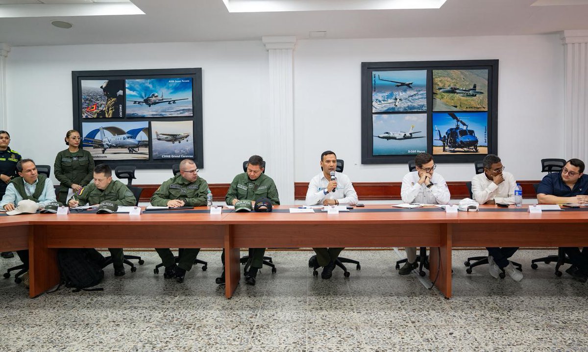 Consejo de seguridad en Malambo: Gobierno anuncia ofensiva contra bandas criminales y refuerzo para blindar elecciones en Atlántico elespacionoticias.com/consejo-de-seg…