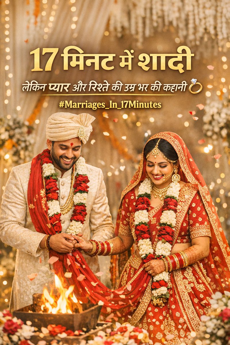 Deepak_indskn's tweet photo. 💍 “प्यार में कोई दाम नहीं होता, शादी में कोई दहेज नहीं चाहिए।❤️ “सच्चा रिश्ता दुल्हन के गहनों से नहीं, उनके प्यार और भरोसे से मापा जाता है।”
✨ “शादी का मतलब है साथ चलना, दहेज का नहीं।”
🌿 “दहेज मुक्त विवाह: समाज सुधार की दिशा में एक कदम।””#Marriages_In_17Minutes #FindlnnerPeace