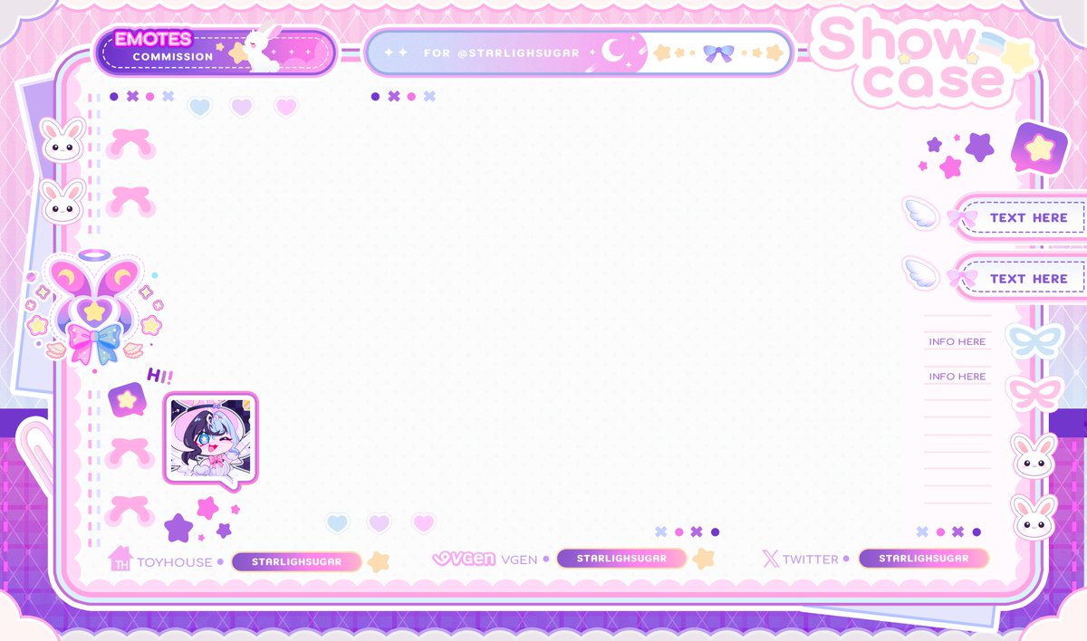 Custom Showcase for <a href="/StarlighSugar/">🌈🌟StarlighSugar | Waiting list open!</a> 🌠🩷 ݁ ˖Ი𐑼⋆ #VGenComm
