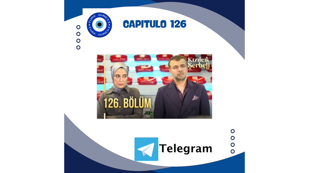 GunesiTurk's tweet photo. 🔵CAPITULO 126 DISPONIBLE🔵
#Sezon4 ..
#KızılcıkŞerbeti (Sorbete de Arandanos).
TELEGRAM ⏬⏬⏬
https://t.co/oeKcYdB7fr… https://t.co/Ihalc0iln7