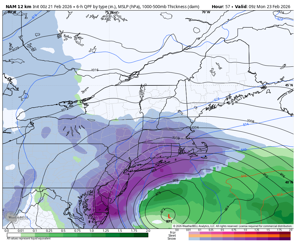 weatherwilly's tweet photo. Now that we are getting a further consensus at 0z I think it's appropriate to now use the term The Blizzard of 2026...see you in the morning https://t.co/IGoUyUXDfB