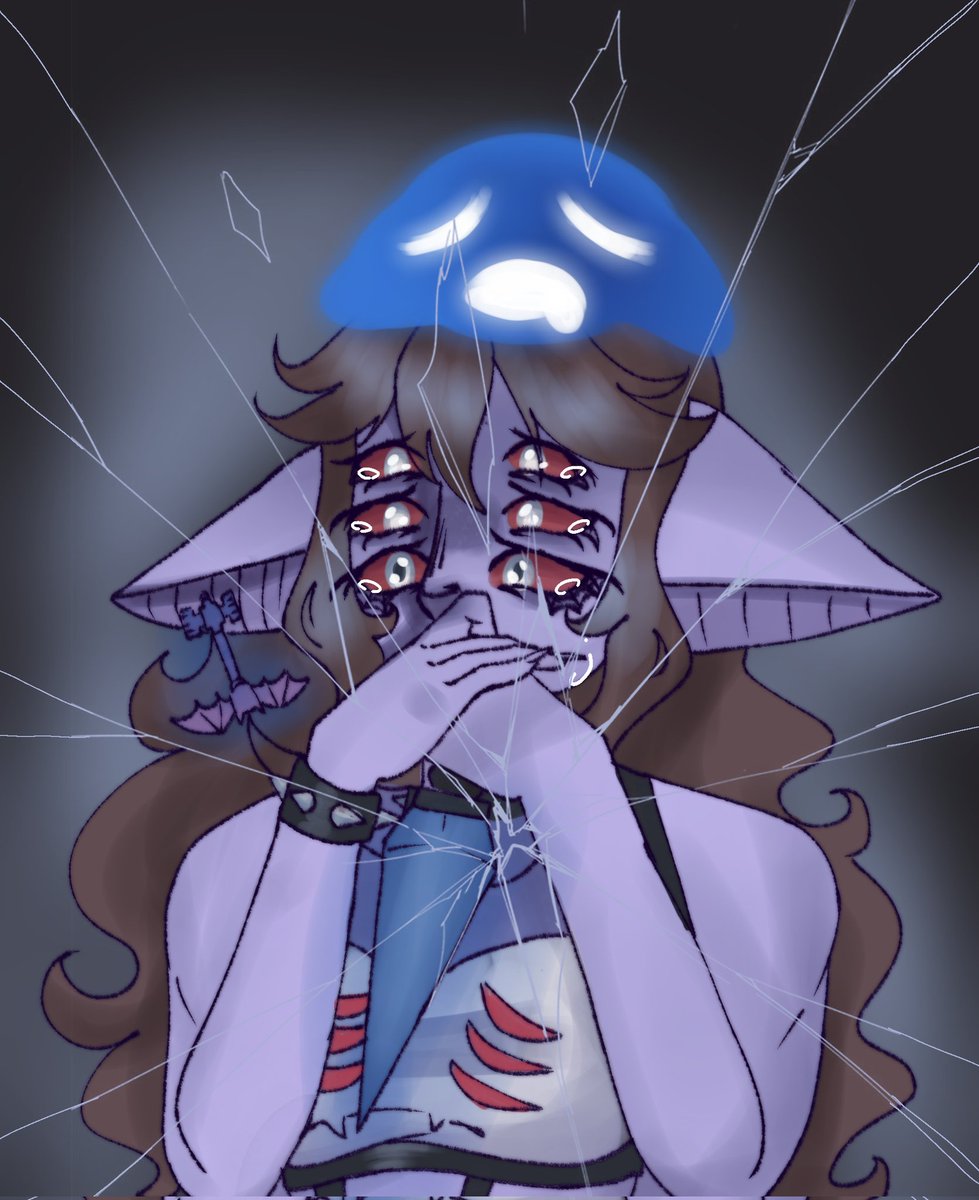 A melancolia dói de corpo e alma, a mais profunda tristeza que incapacita seu mental fazendo pequenas coisas boas parecerem insignificante perante a imensidão do vazio e tristeza ocasionado por ela

#DanteArtes #arkanisfanart