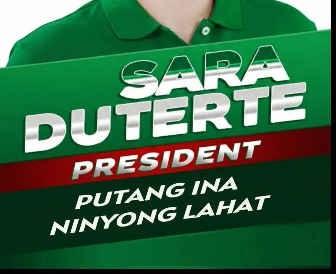 Let's normalize saying 
"putang ina mo Sara Duterte"
until 2028. 
#PutangInaMoSaraDuterte