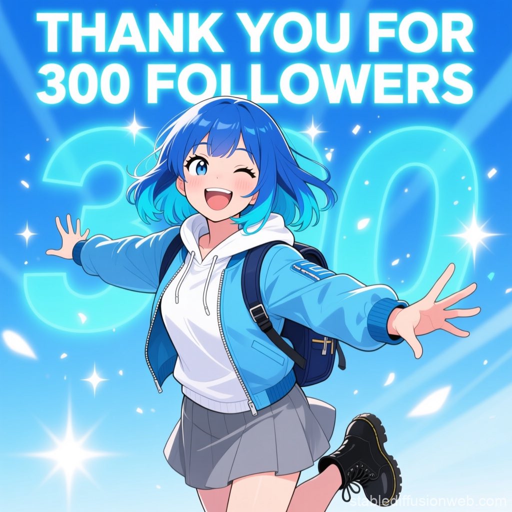 フォロワー様が300人を超えましたー！ 皆様いつもいいねやリプライ