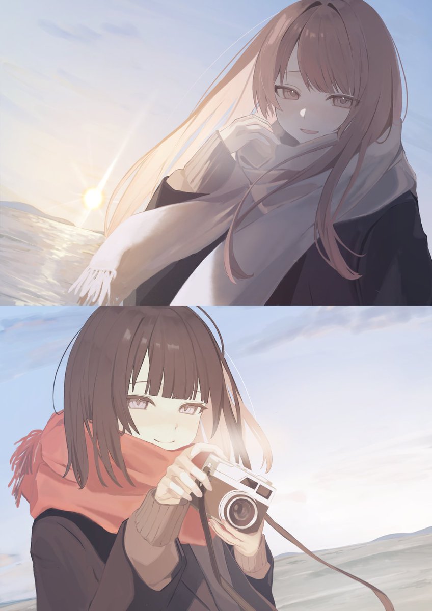 青を、閉じる。 #イラスト #illustration