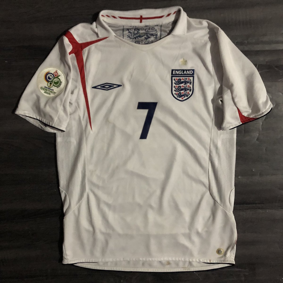 jersey4sale England National Team 2006 David Beckham #7 Size S