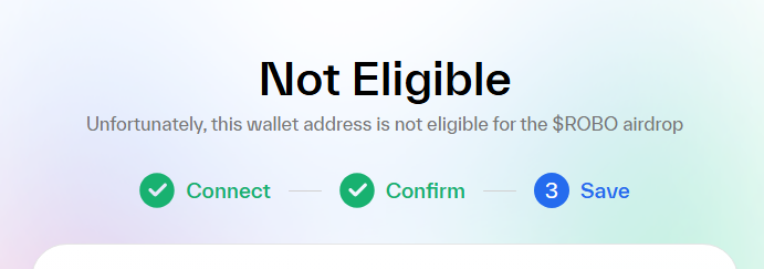 . <a href="/zama/">Zama</a>  ZAMA生态下的 Zaiffer 项目跑路了，删推删TG，之前测试网白刷了。 -- Zaiffer 跑路

.<a href="/openmind_agi/">OpenMind</a>  OPENMIND 可以查空投资格了，据说要有word徽章，或者积分排名高。 另外， <a href="/SurfAI/">Surf</a>  排名前1000 也有资格

查询链接：
eligible.fabric.foundation

#OpenMind  #airdrop