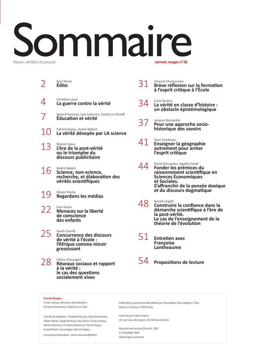 Carnets rouges tweet media