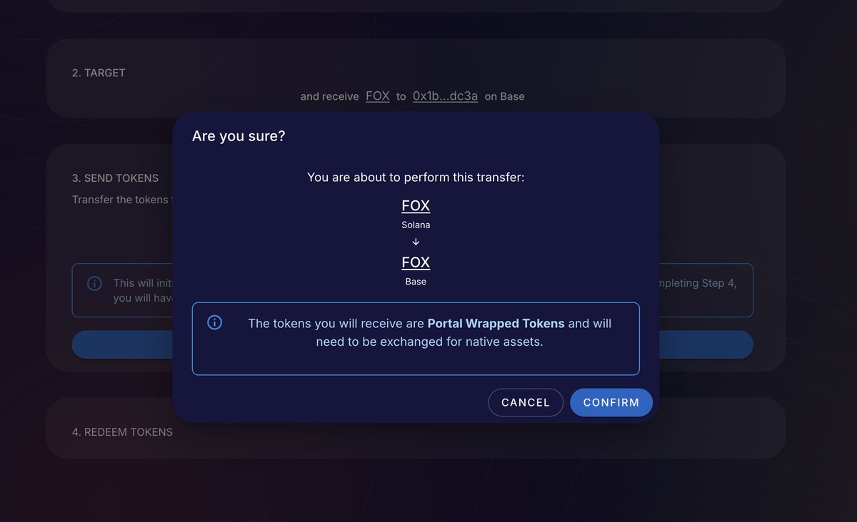 FoxCoinUS's tweet image. Foxcoin has just bridged 4% of the Supply of Foxcoin Solana to Base Chain!

Find the Base Bridged solanaFOXcoin Contract Address:
0x46a199a950CB198B54EcE0eD6a0AcD2F30426FCe 

40,000,000 tokens = 4% bridged