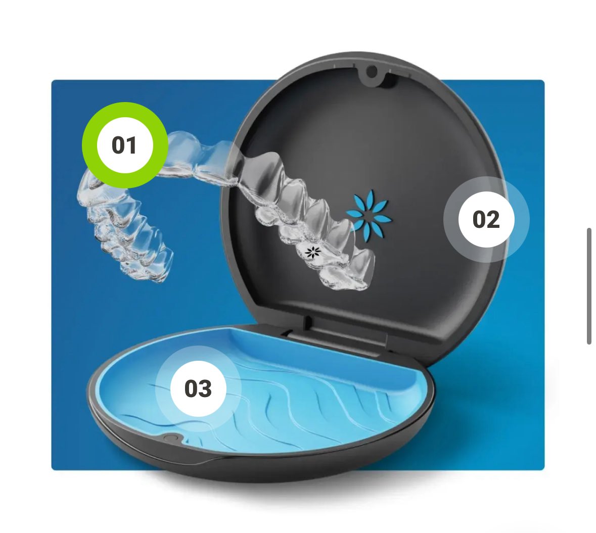 マウスピース矯正を始めた🦷 毎日歯ブラシとこのケースが手放せ