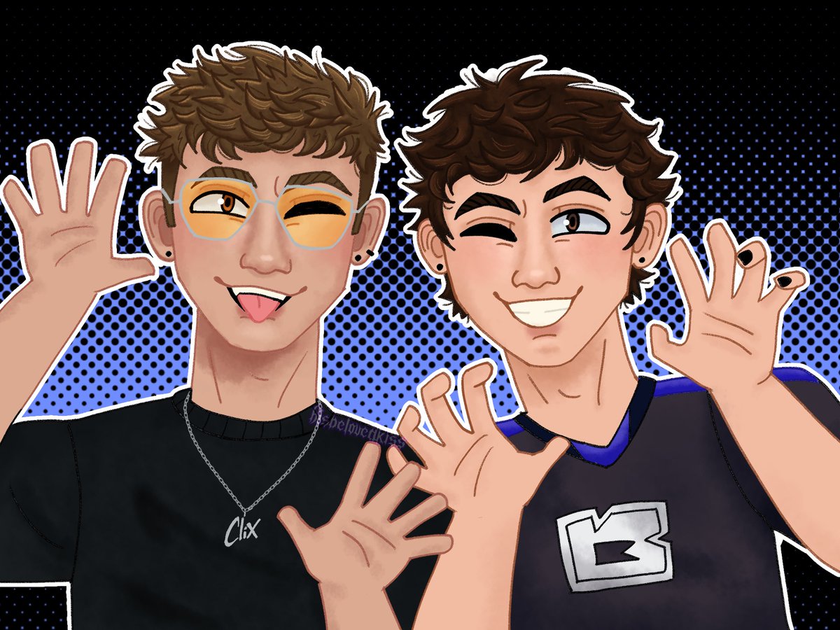 hisbelovedkiss's tweet image. the sillies #bugha #clix #FortniteFanArt