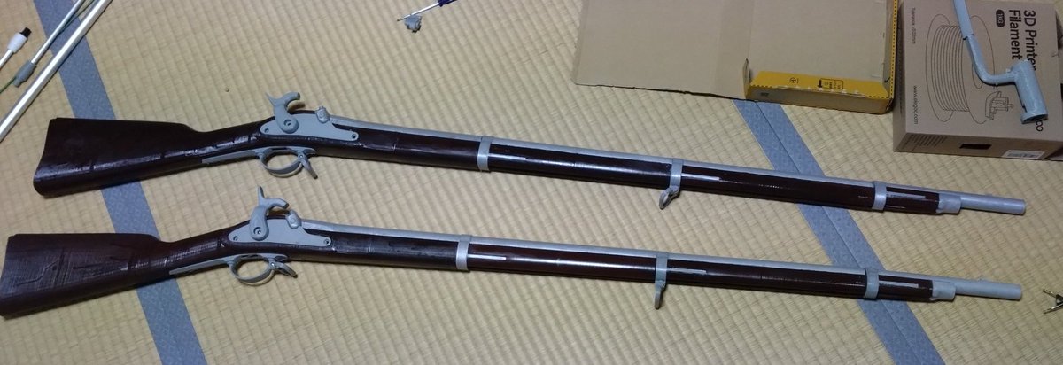 なかなか発売されないので作りました 某メーカーのフリントロック