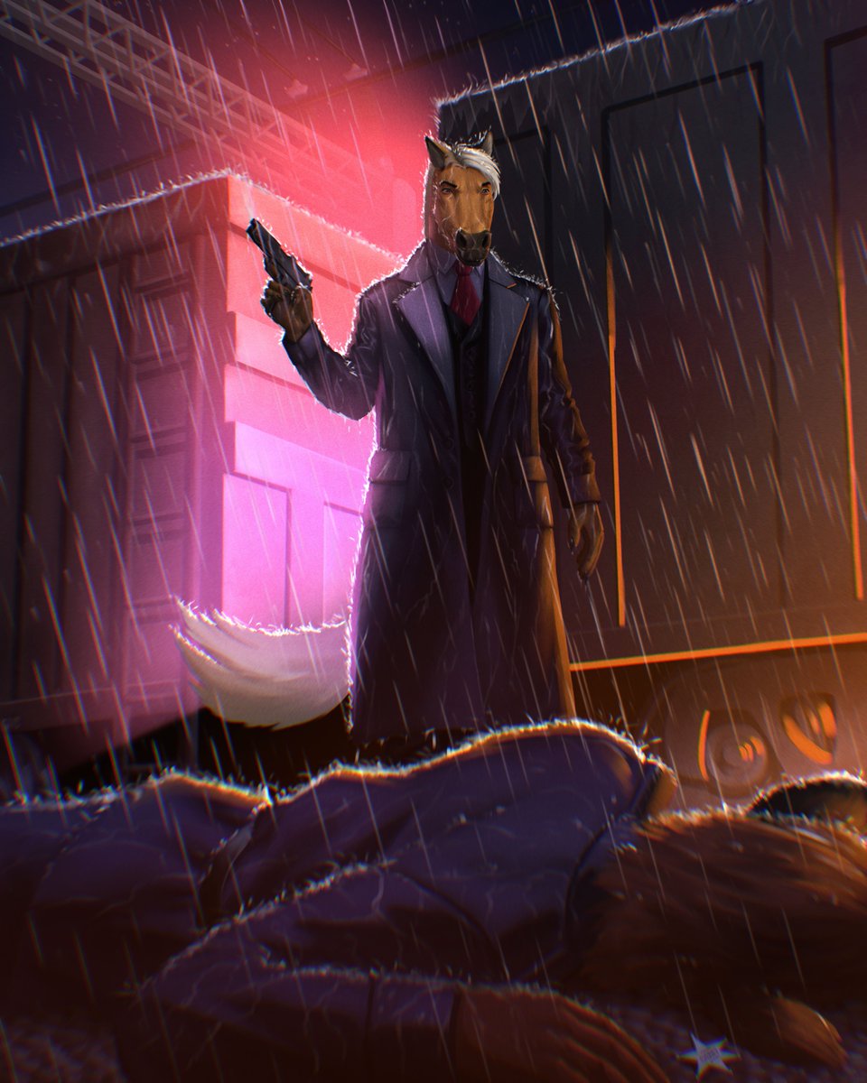 Commission for (Cody Ritter) 🤫
#furry #furryartwork #horse #Retro #Vintage #Commission #YCH