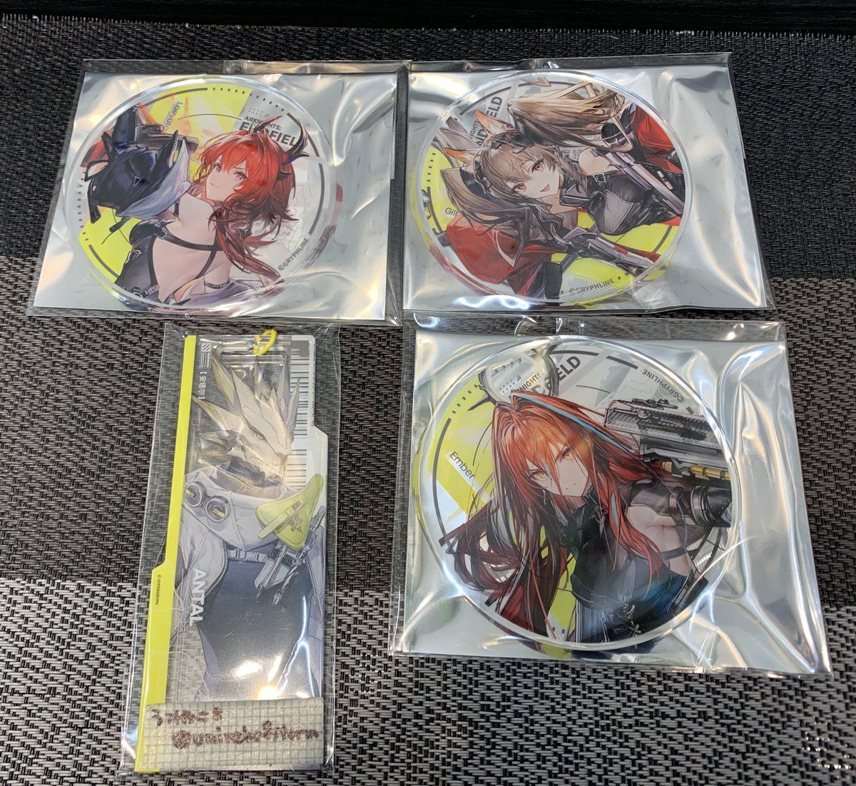 交換】 アークナイツ エンドフィールド グラッテ アクリルコースター