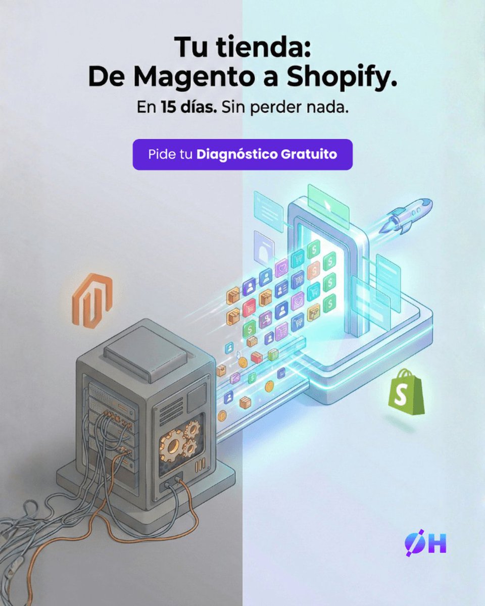 Migramos tu tienda a Shopify en 15 días. Cero pérdida de datos. Cero downtime. Cero sorpresas.
Si ya estás listo para dar el paso, te hacemos la auditoría gratis en 48hs.
[link en comentarios]