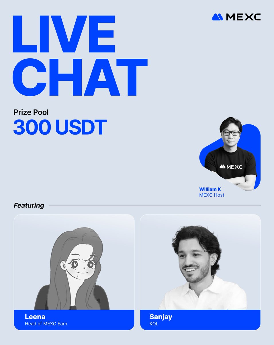 Join our 𝕏 Space with <a href="/sanjaybuilds_/">Sanjay</a> and <a href="/LeenaL_Mexc/">Leena.L</a> on surviving the Bear Market!

⏰ Feb 24, 2026 12pm (UTC)

300 USDT airdrop, max 15 winners

✅ Follow both <a href="/MEXC_Official/">MEXC</a> &amp; RT
✅ Leave a question/comment &amp; your MEXC UID
✅ Tune in during the live AMA
