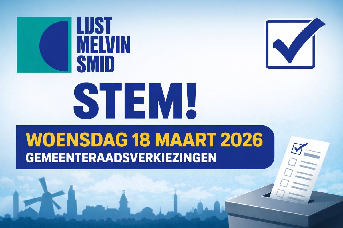 De gemeente Purmerend gebruikt Kieskompas, als officiële stemhulp, voor de gemeenteraadsverkiezingen van woensdag 18 maart 2026.

purmerend.kieskompas.nl/nl/  

#gemeenteraadsverkiezingen #stem #18maart #Purmerend #Beemster