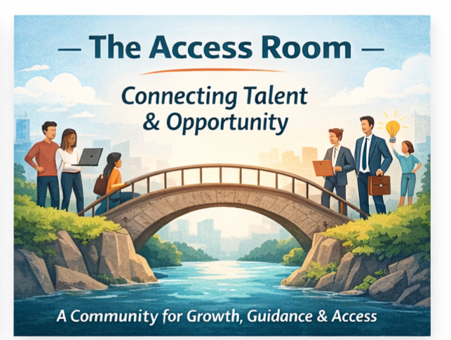 AdefilaStephen's tweet photo. The idea is called The Access Room

it's a simple community built around a simple problem i've experieced myself... there are many skilled people who are capable and motivated, but they lack access--- access to guidance, opporunities, exposure and the right connections https://t.co/CEzLQTHc1i